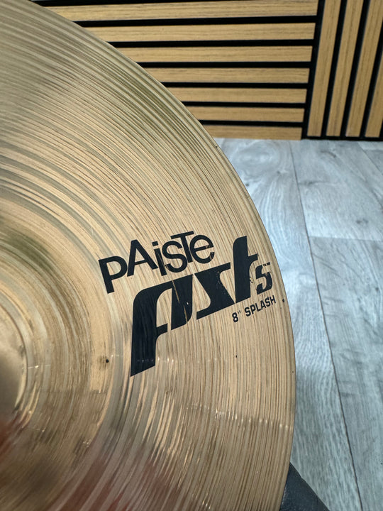Paiste PST5 Splash 8”/20cm Splash Cymbal / Drum Accessory #VC10