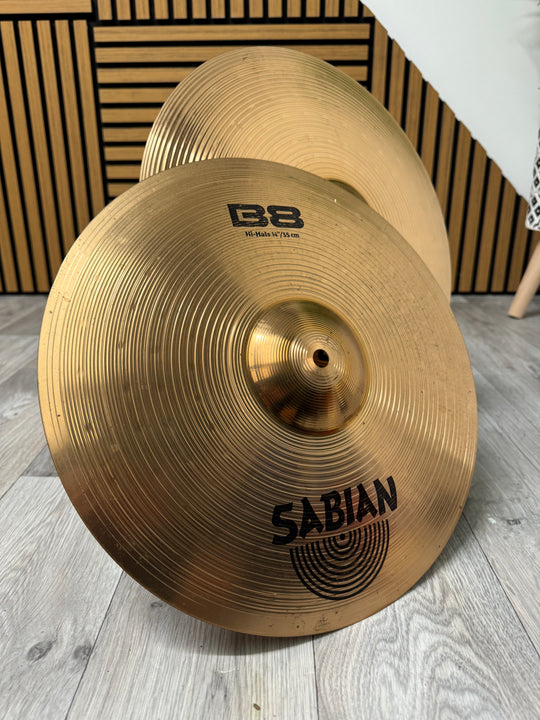 Sabian B8 Hi Hats 14"/35cm Cymbals (Pair) #VC11