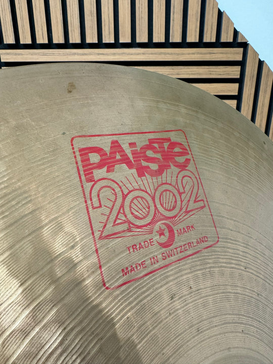 Paiste 2002 Power Ride 20”/51cm Ride Cymbal #VW5