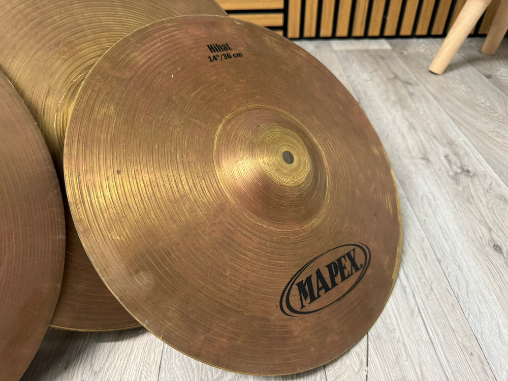 Mapex Cymbal Set / Crash / Ride / Hi Hats 20" 16" 14" #WN108