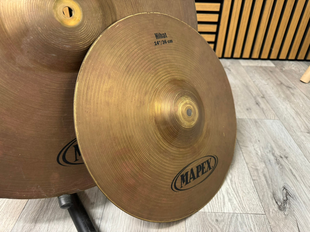 Mapex Cymbal Set / Crash / Ride / Hi Hats 20" 16" 14" #WN108