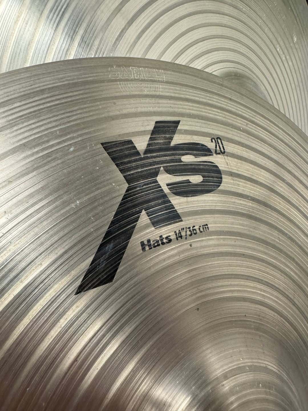 Sabian XS20 Hi Hats 14"/35cm Cymbals (Pair) #WN110