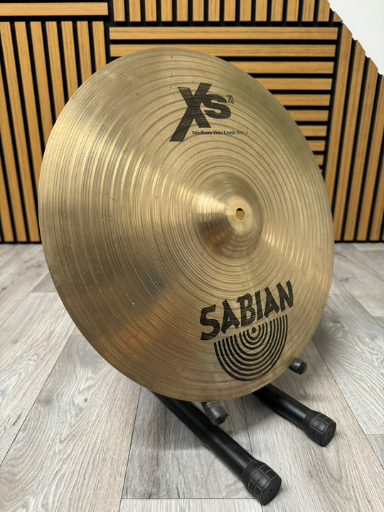 Sabian XS20 Medium Thin Crash 16”/40cm Cymbal / Accessory #WN112