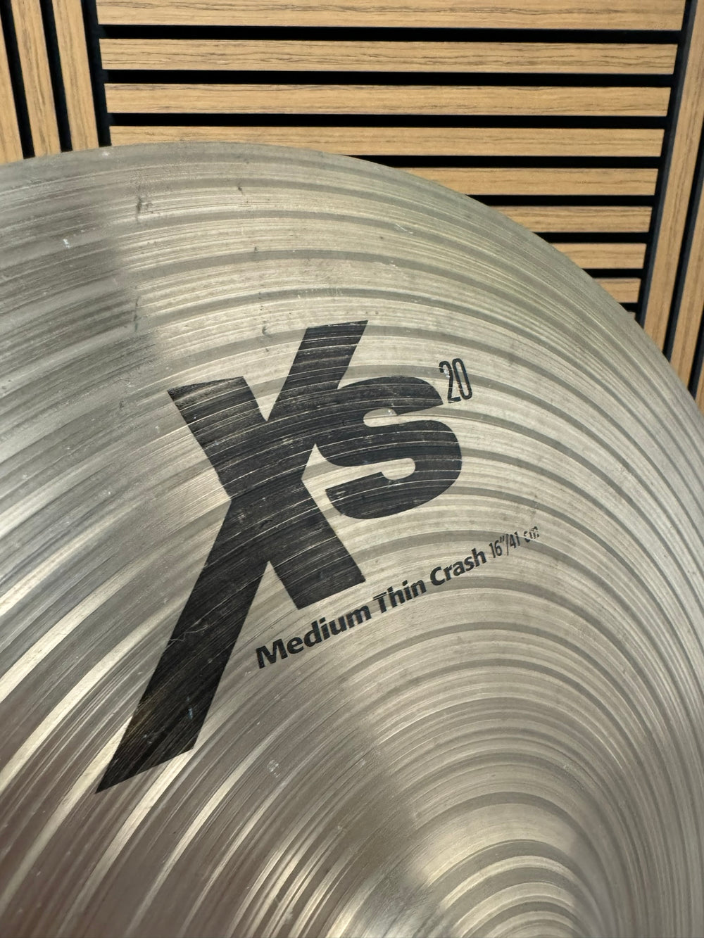 Sabian XS20 Medium Thin Crash 16”/40cm Cymbal / Accessory #WN112
