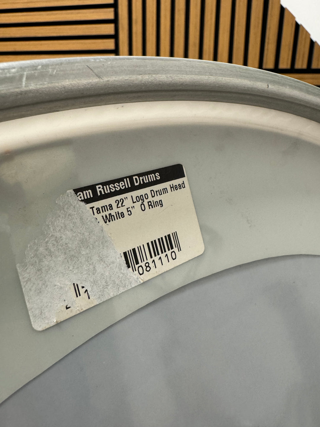 TAMA Resonant Bass 22" Drum Head / White #VC20