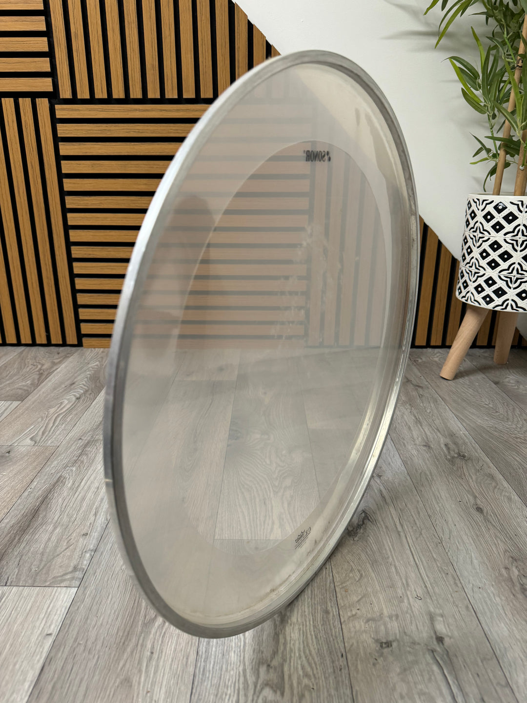 SONOR by Remo Bass 20" Drum Heads (Pair) / Black & Clear #VC23