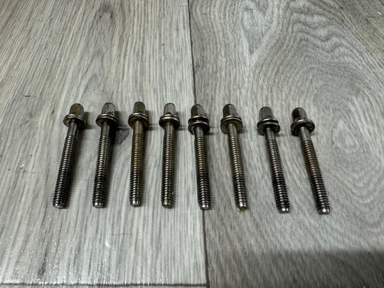 Premier Drum Tension Rods 52mm Screws Tom Hardware x8 #OJ71