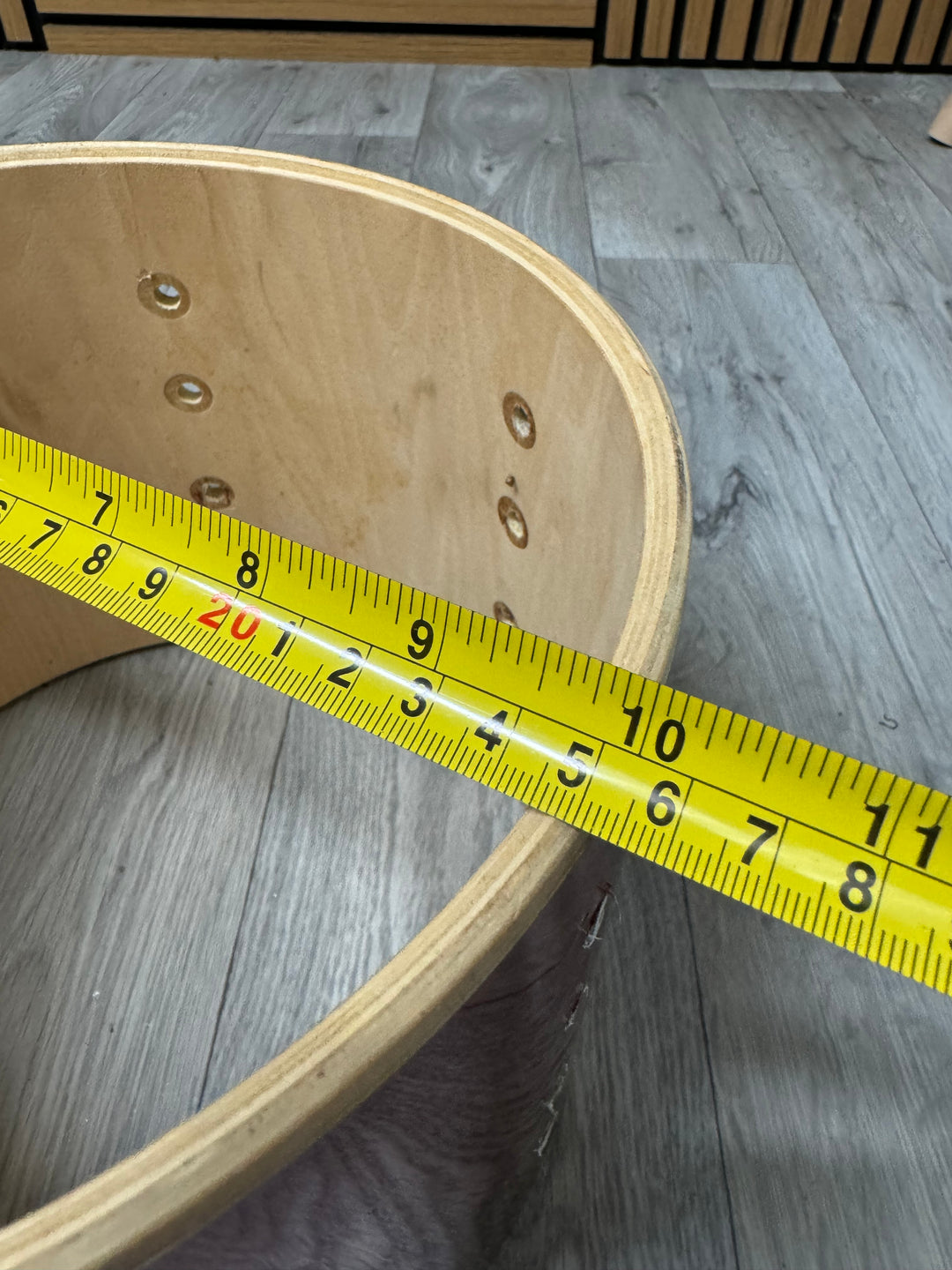 SONOR Force 1007 Tom Drum Shell 10”x8” Bare Wood Project #VC25