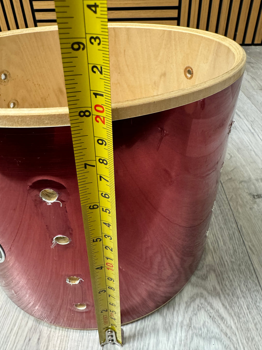 SONOR Force 1007 Tom Drum Shell 10”x8” Bare Wood Project #VC25