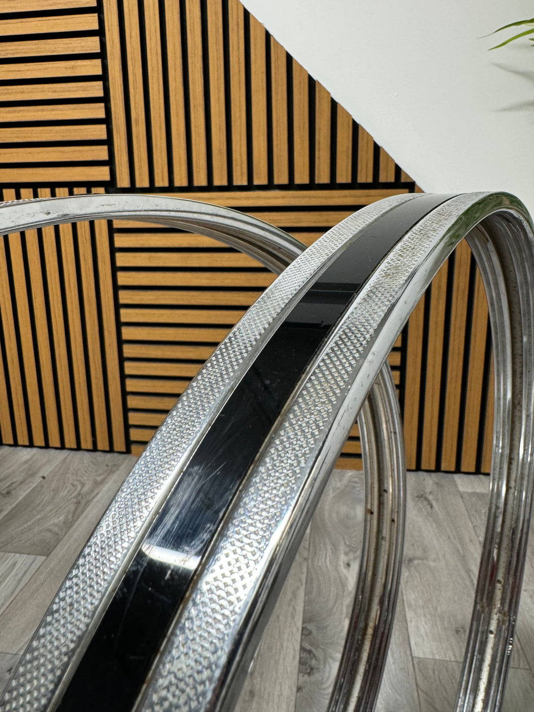 TAMA Royalstar Bass Drum 22” Metal Hoops Rims Hardware / Chrome #VC31