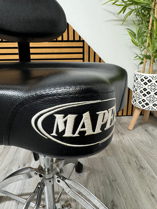 Mapex T775 Drum Stool Throne with Backrest / Height Adjustable / Hardware #VC32