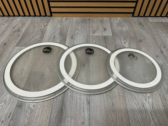 DW Tom Drum Heads Set Of 3 / 14" 12" 10" #WJ11