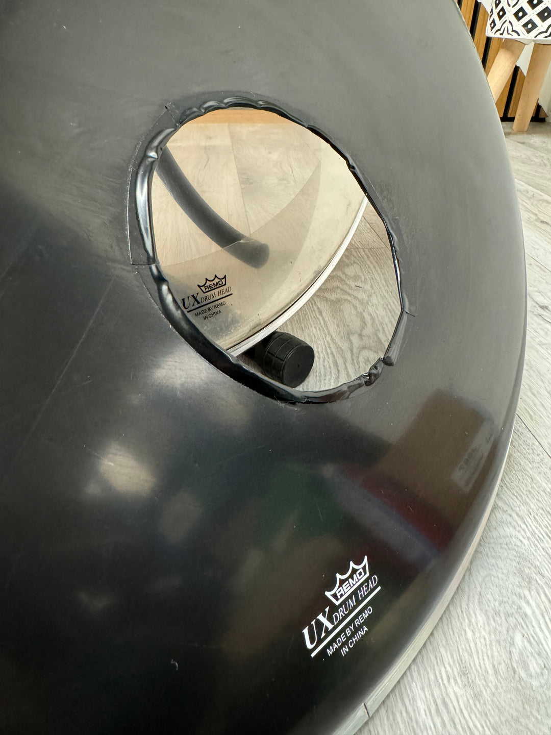 Mapex by Remo Bass 22" Drum Heads (Pair) / Black & Clear #OK28