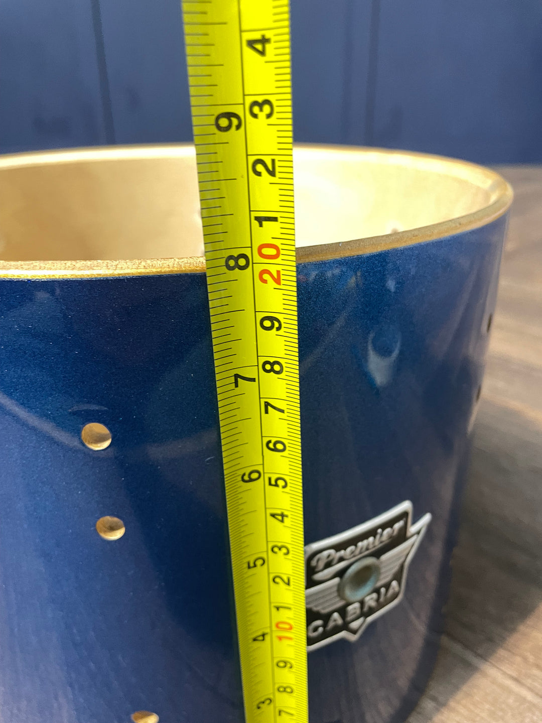 Premier Cabria Tom Drum Shell 10”x8” Bare Wood Project / Upcycle #KO127