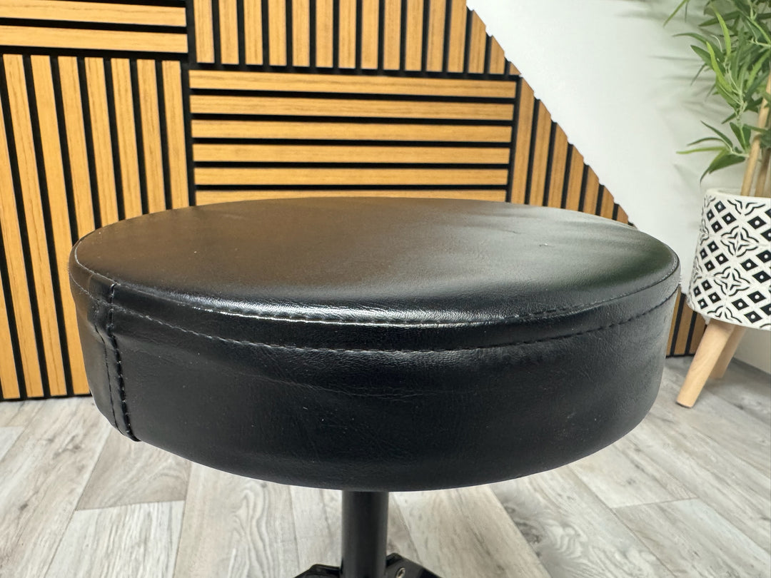 Black Drum Stool Throne / Height Adjustable / Drum Hardware #OG71