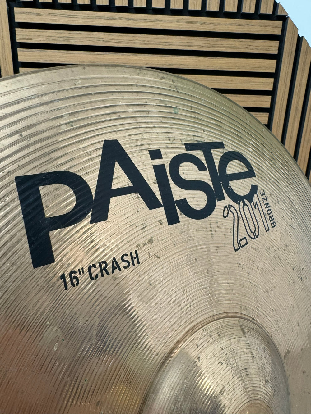 Paiste 201 Bronze Crash 16”/40cm Cymbal / Accessory #WJ36