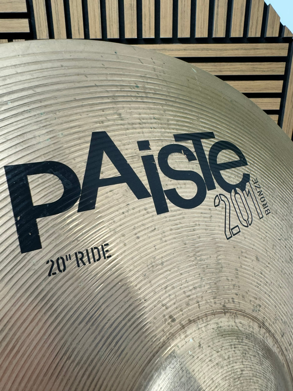 Paiste 201 Bronze Ride 20”/51cm Cymbal / Accessory #WJ37