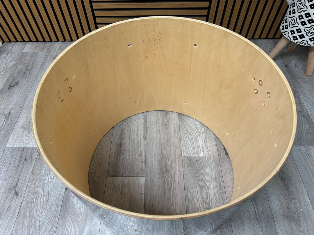 Mapex V Series Bass Drum Shell 22”x17.5” Bare Wood Project #OK35