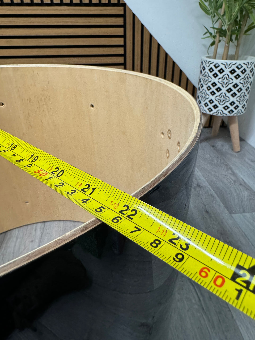 Mapex V Series Bass Drum Shell 22”x17.5” Bare Wood Project #OK35