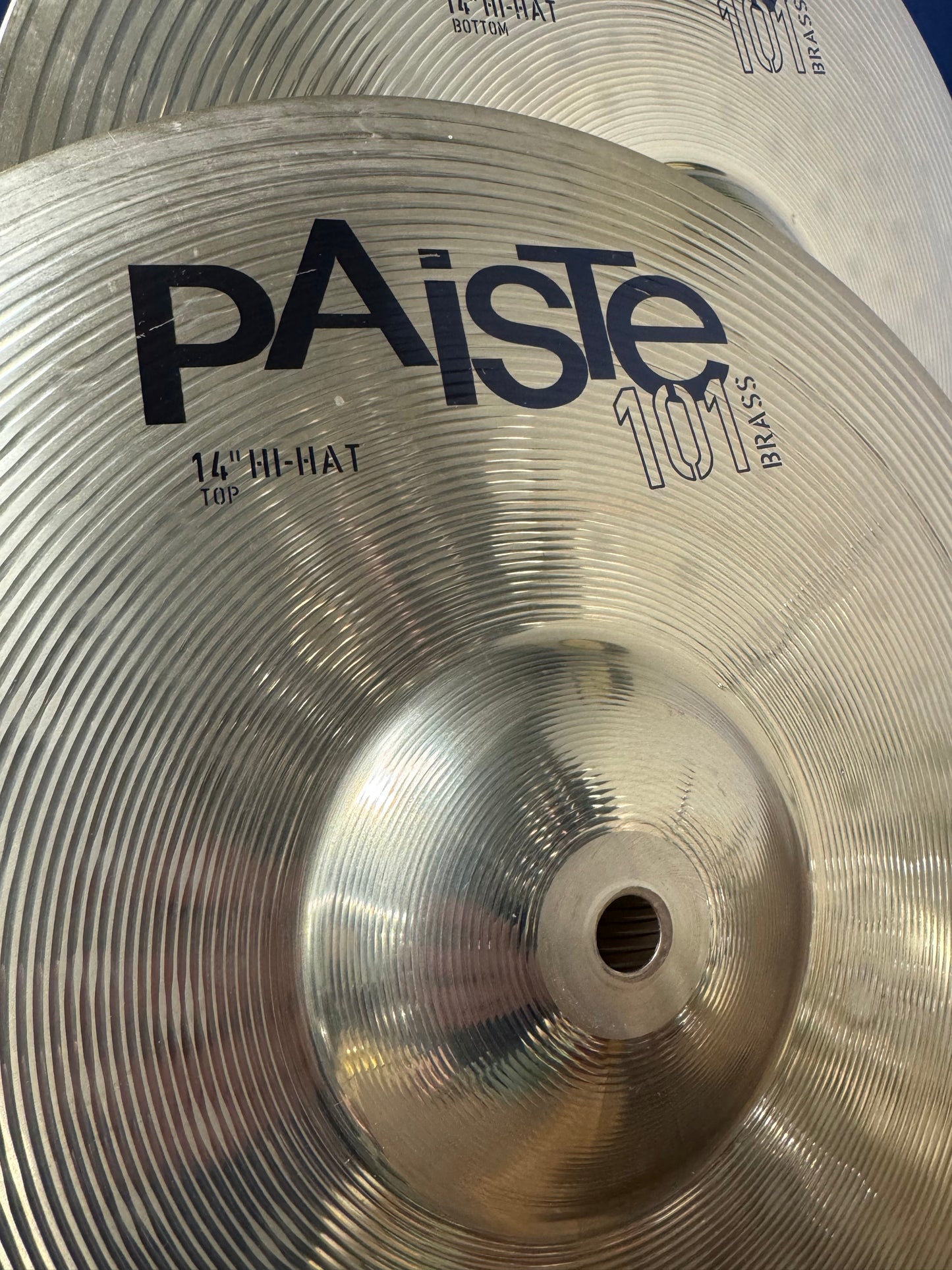 Paiste 101 Brass Hi Hats 14”/35cm Cymbals (Pair) #ND1