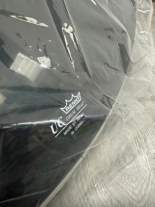 Yamaha by Remo Bass 22" Drum Heads (Pair) / Black & Clear #OK39