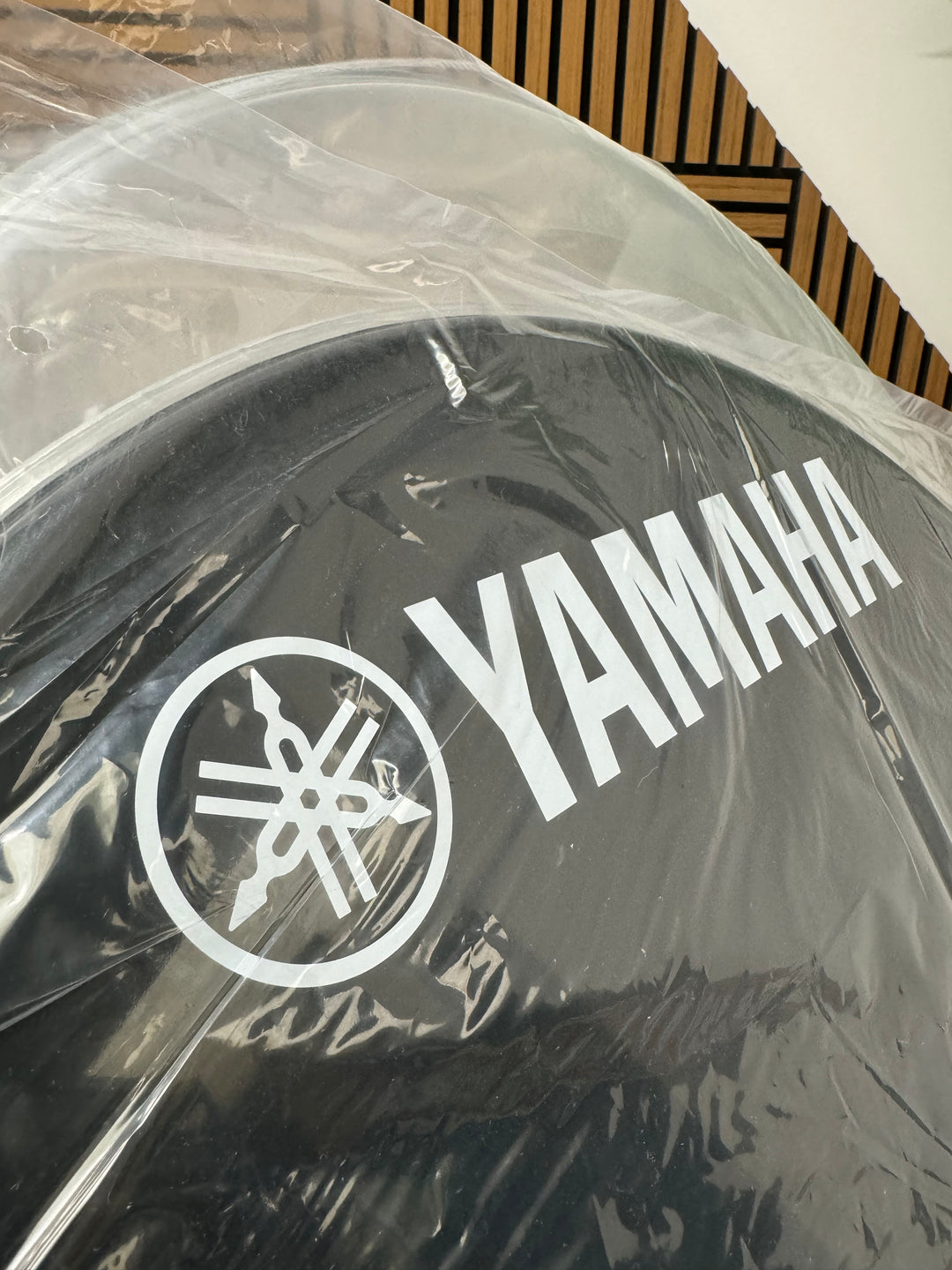 Yamaha by Remo Bass 22" Drum Heads (Pair) / Black & Clear #OK39