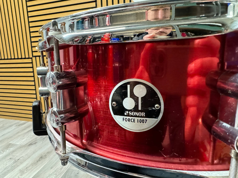SONOR Force 1007 Snare Drum 14” x 5.5” / 8-Lug / Red #VC71