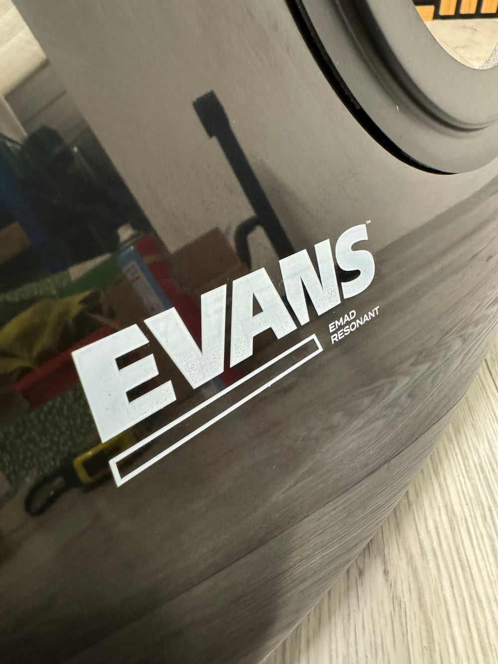 EVANS EMAD Resonant Bass 20" Drum Head / Black #OK40