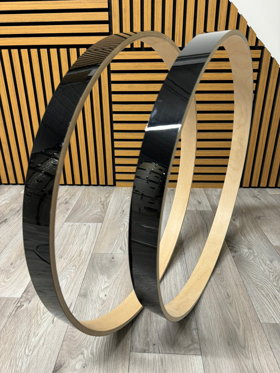 Natal Bass Drum 22” Wooden Hoops Rims Hardware #VX34