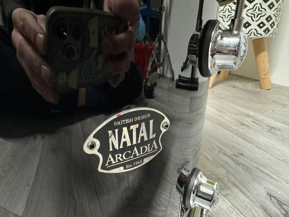 Natal Arcadia 12”x9” Rack Tom Drum / Hardware / Black #VX36