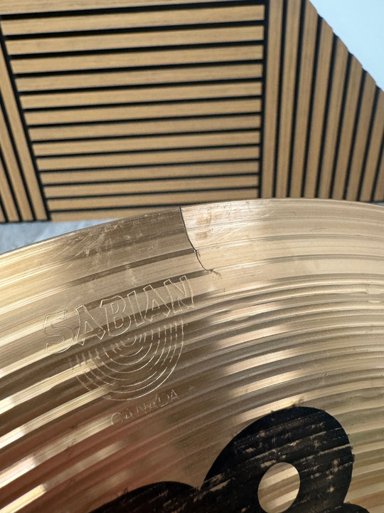 Sabian B8 16” Thin Crash Cymbal *Cracked* #OK55