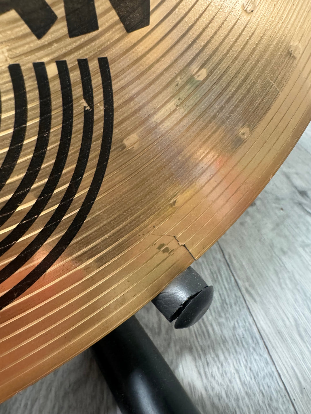Sabian B8 16” Thin Crash Cymbal *Cracked* #OK55