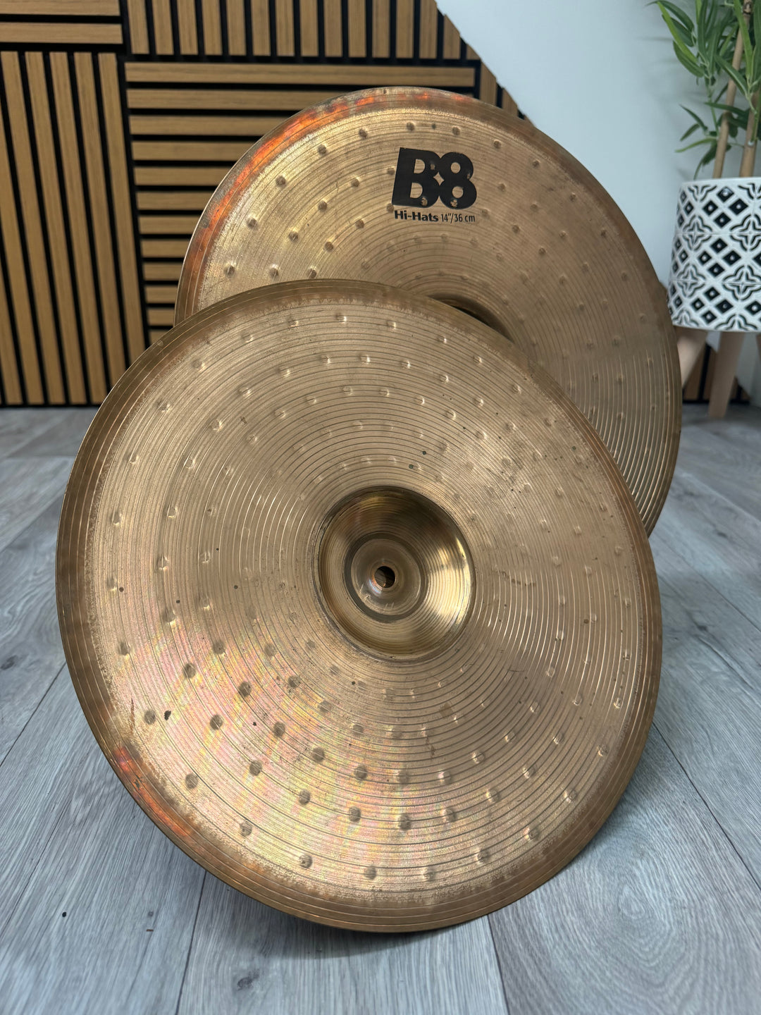 Sabian B8 Hats 14”/36cm Hi Hat Cymbals (Pair) #OK58