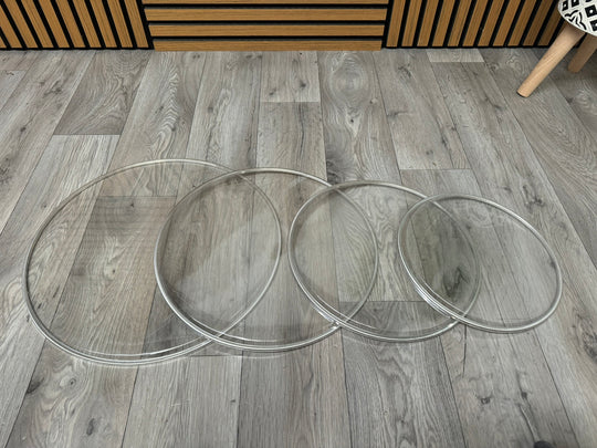 Resonant Tom Drum Heads Set Of 4 / 16" 14" 12" 10" #WK23