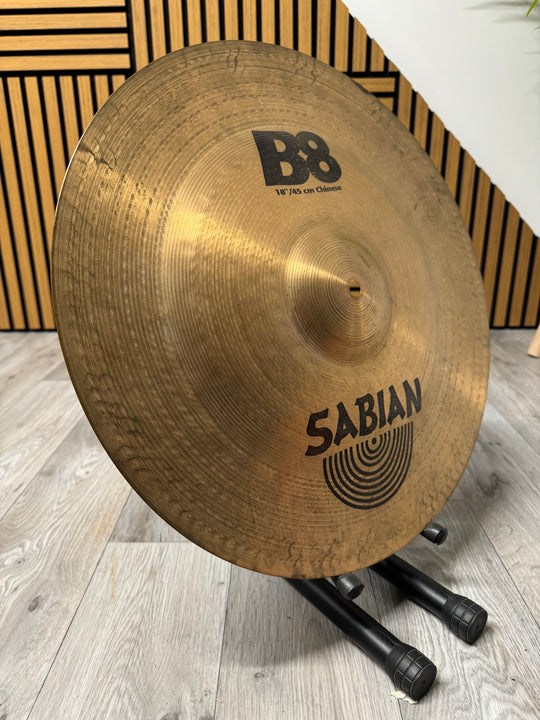Sabian B8 18”/45cm Chinese China Cymbal / Drum Accessory #VC89