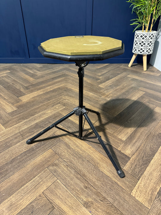 Stagg 11" Drum Practice Pad with Stand / Accessory #NY72