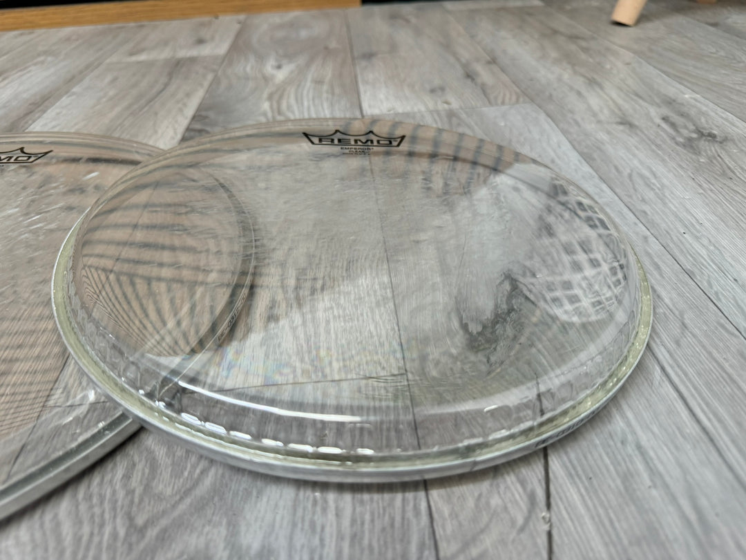 Remo Emperor Clear Tom Drum Heads Set Of 3 / 14" 12" 10" #WK24