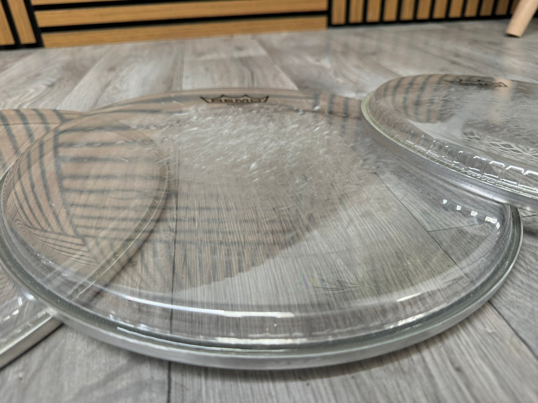 Remo Emperor Clear Tom Drum Heads Set Of 3 / 14" 12" 10" #WK24