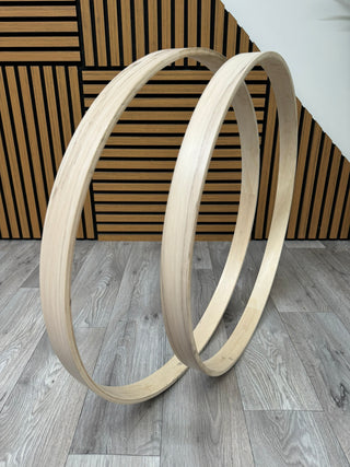 TAMA Bass Drum 22” Wooden Hoops Rims Hardware (Pair) #WK25