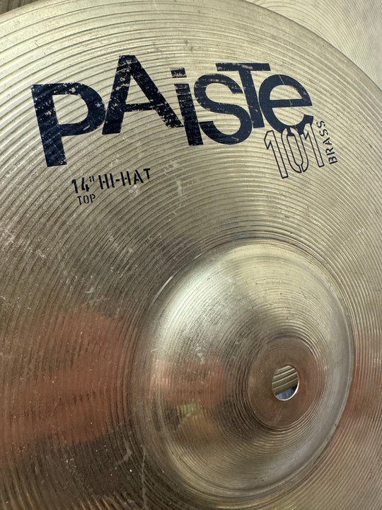 Paiste 101 Brass Hi Hats 14"/35cm Cymbals (Pair) #VC92