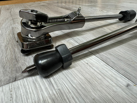 TAMA Bass Drum Spurs Legs Hardware Mounts (Pair) / Black Chrome #WK35