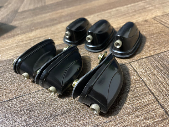 Black Tom Drum Spares Lugs 40mm Hardware Set Of 6 #JS89