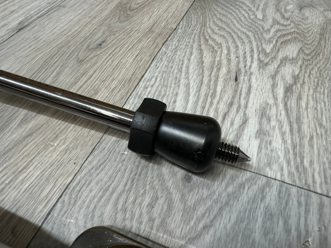 TAMA Bass Drum Spurs Legs Hardware Mounts (Pair) / Black Chrome #WK35