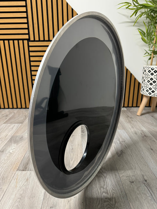 TAMA Bass Drum Heads 22" (Pair) / Black & Clear #VC102