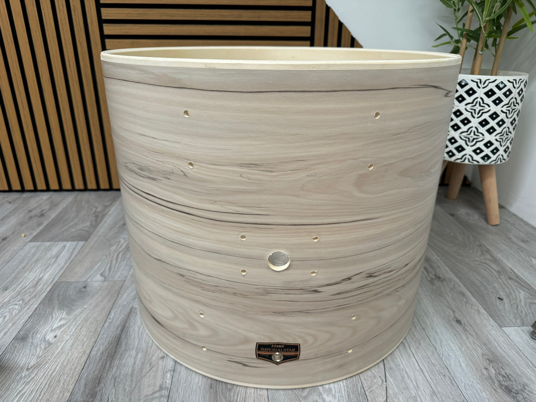 TAMA Imperialstar Bass Drum Shell 22”x18” Bare Wood Project #WK46