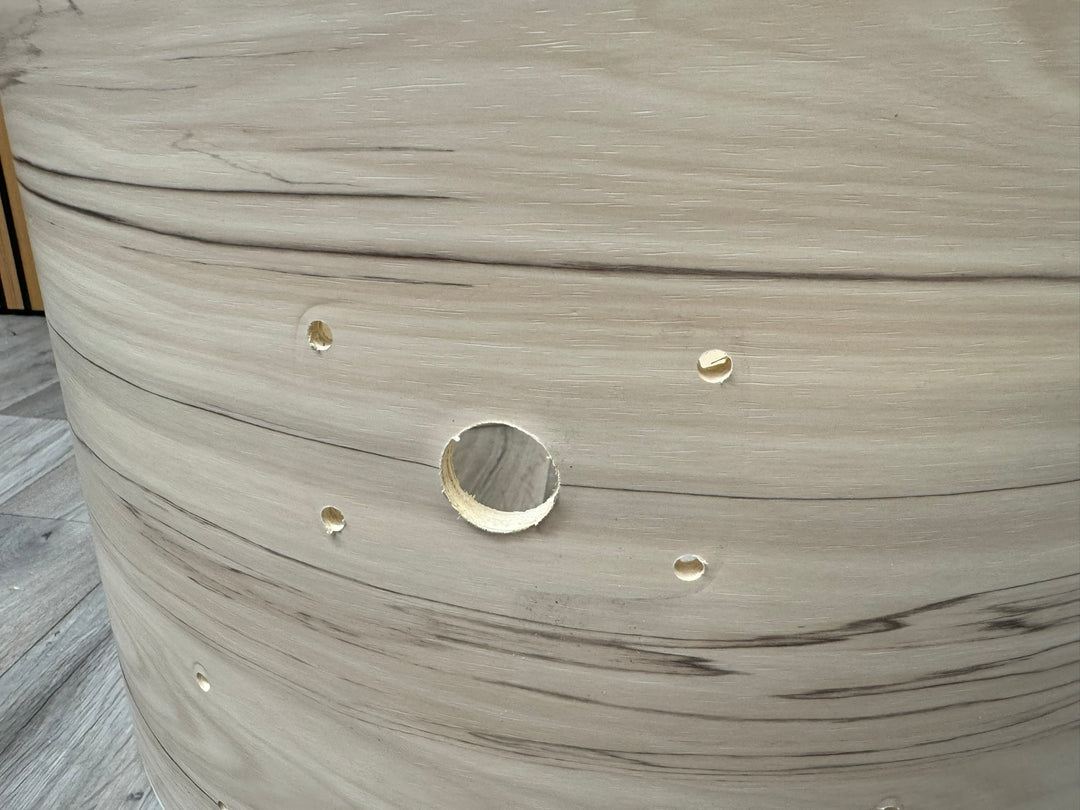 TAMA Imperialstar Bass Drum Shell 22”x18” Bare Wood Project #WK46