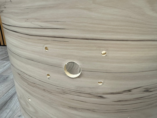TAMA Imperialstar Bass Drum Shell 22”x18” Bare Wood Project #WK46