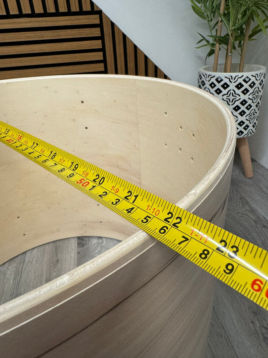 TAMA Imperialstar Bass Drum Shell 22”x18” Bare Wood Project #WK46