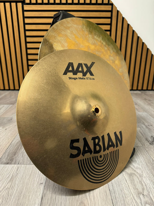 Sabian AAX Stage Hi Hats 13"/33cm Cymbals (Pair) #VY4