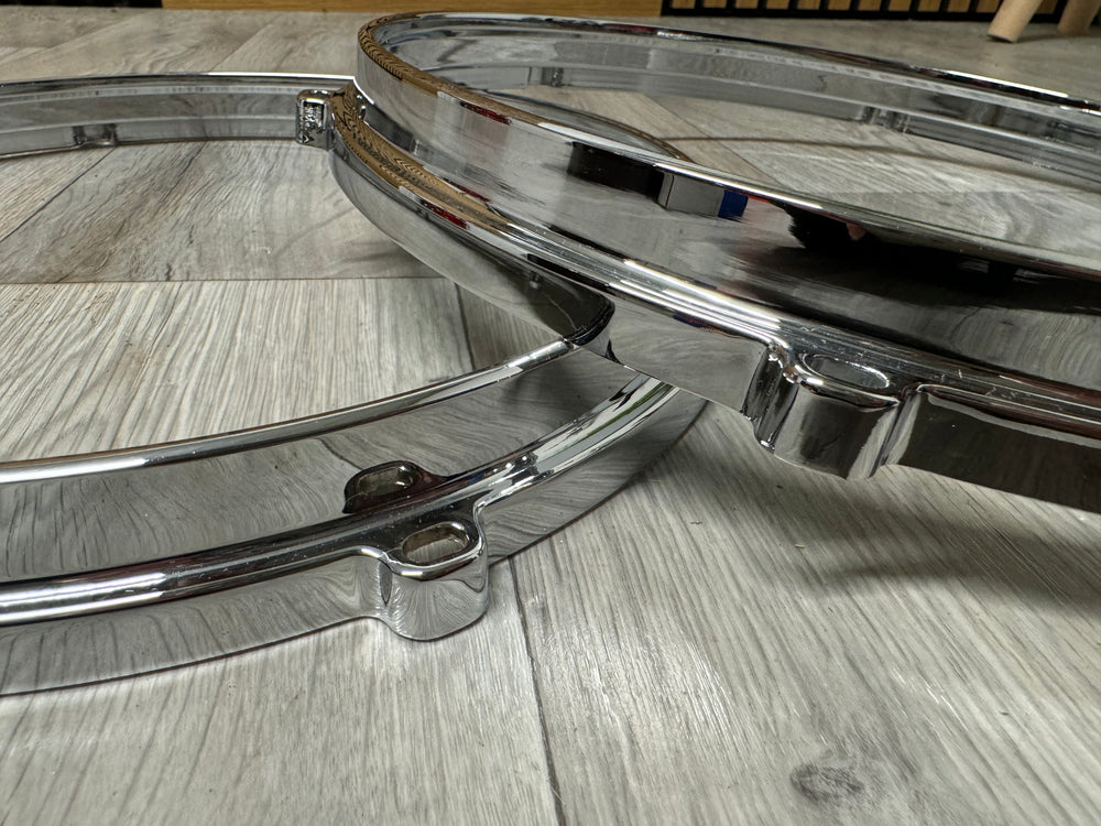 Premier Die-Cast Tom Drum 12” 6-Lug Hoops Rims Hardware Tension #VC118